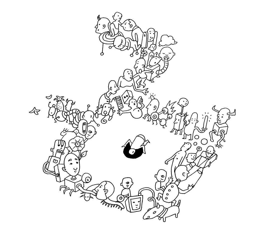 schwarz weiß Konstellation 1
